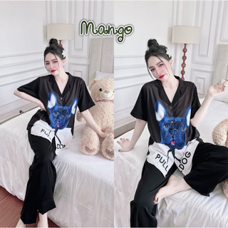 Đồ bộ Lụa cao cấp 50-100kg mịn mát hoạ tiết xinh mặc nhà