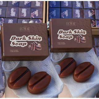 Combo 2 Soap Caffe Tắm trắng thơm, cục xà bông tắm trắng body bubble soap, gói tắm trắng da 65g - LE'PEAU