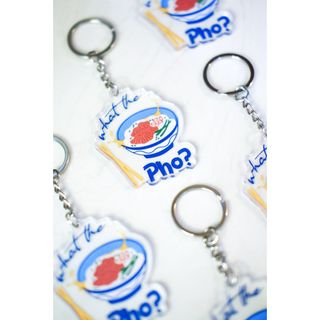 Móc khóa what the phở - keychain dold