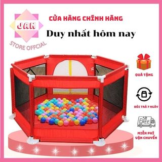 Quây cũi bóng cho bé hàng cao cấp mẫu mới 2023 tặng 10 bóng