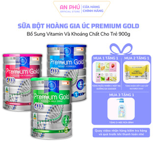 Sữa Bột Hoàng Gia Úc Premium Gold Đủ Số Bổ Sung Vitamin, Khoáng Chất Cho Trẻ ROYAL AUSNZ 900g