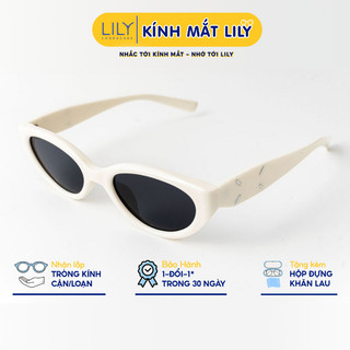 Kính mát thời trang nam nữ LILYEYEWEAR mắt phân cực chống tia UV400 bảo vệ mắt kiểu dáng hiện đại 20389