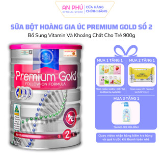 Sữa Bột Hoàng Gia Úc Premium Gold Số 2 Bổ Sung Vitamin, Khoáng Chất Cho Trẻ Royal AUSNZ 900g