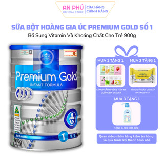 Sữa Bột Hoàng Gia Úc Premium Gold Số 1 Bổ Sung Vitamin, Khoáng Chất Cho Trẻ ROYAL AUSNZ (400g-900g)