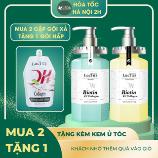 Dầu gội biotin collagen QH Lactus season giảm tóc gãy rụng, giảm gàu, tóc dầu bết 650ML