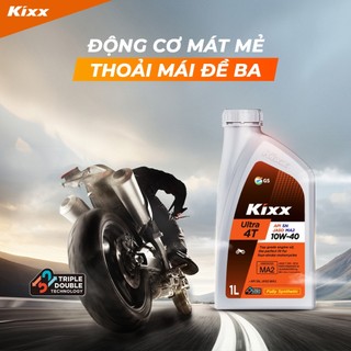 [ CHÍNH HÃNG ] Nhớt xe số tổng hợp toàn phần nhập khẩu Hàn Quốc Kixx Ultra 4T Fully Synthetic 10w40