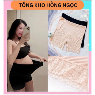 Quần bầu mặc trong váy