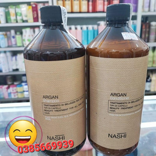 Cặp dầu gội xả siêu mượt Nashi Argan Classic Shampoo and Conditioner 1000ml- Cặp