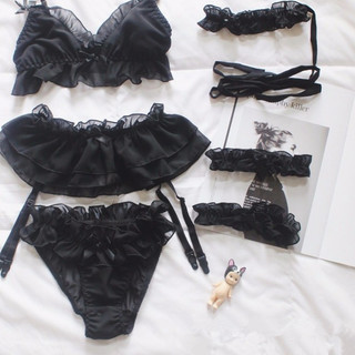 (có sẵn, kèm feedback) Cosplay cô dâu sexy Nhật Bản brallete lụa cao cấp 3 MÀU TRẮNG ĐEN HỒNG