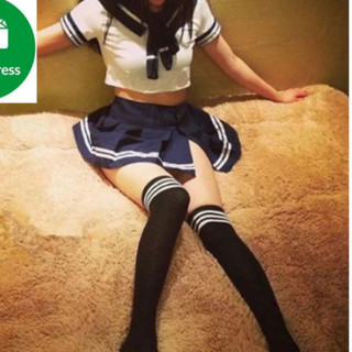 Cosplay nữ sinh Nhật sexy đồ ngủ, cosplay sexy babe (xanh đậm, đỏ, xanh nhạt)