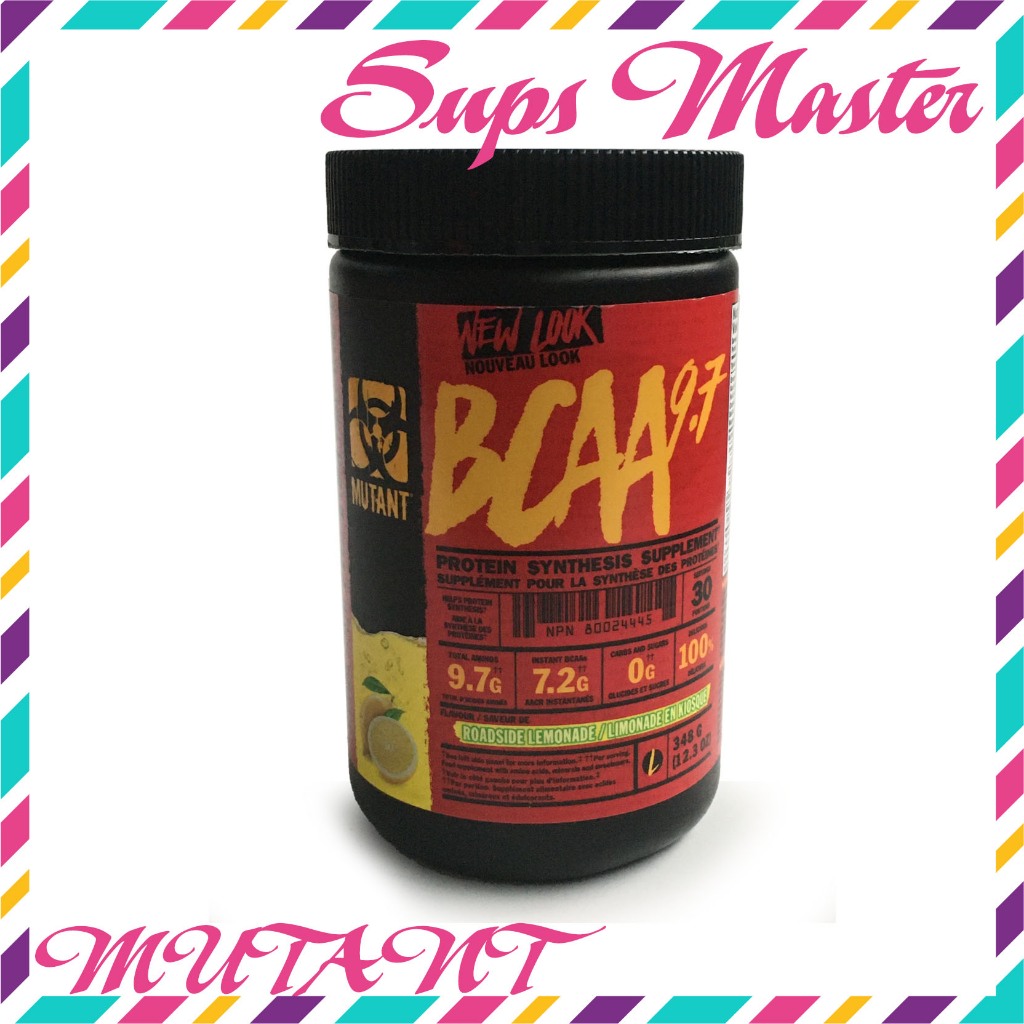 BCAA Mutant 9.7 30 lần dùng vị ROADSIDE LEMONADE - Tăng sức bền phục hồi cơ sau tập luyện