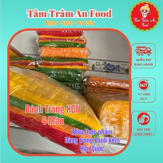 1kg BÁNH TRÁNG HCN 4 MÀU Size 21x28cm ~ 110c Bánh