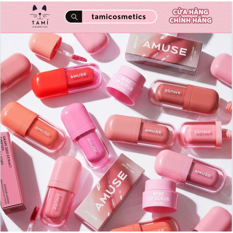 Son Tint Bóng AMUSE Bebe Tint