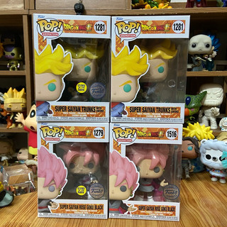Mô hình funko anime - dbz super saiyan / trunks - rose goku black gitd