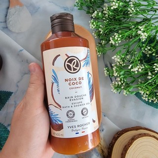 Mẫu mới Sữa tắm hương dừa coconut yvesrocher 400ml