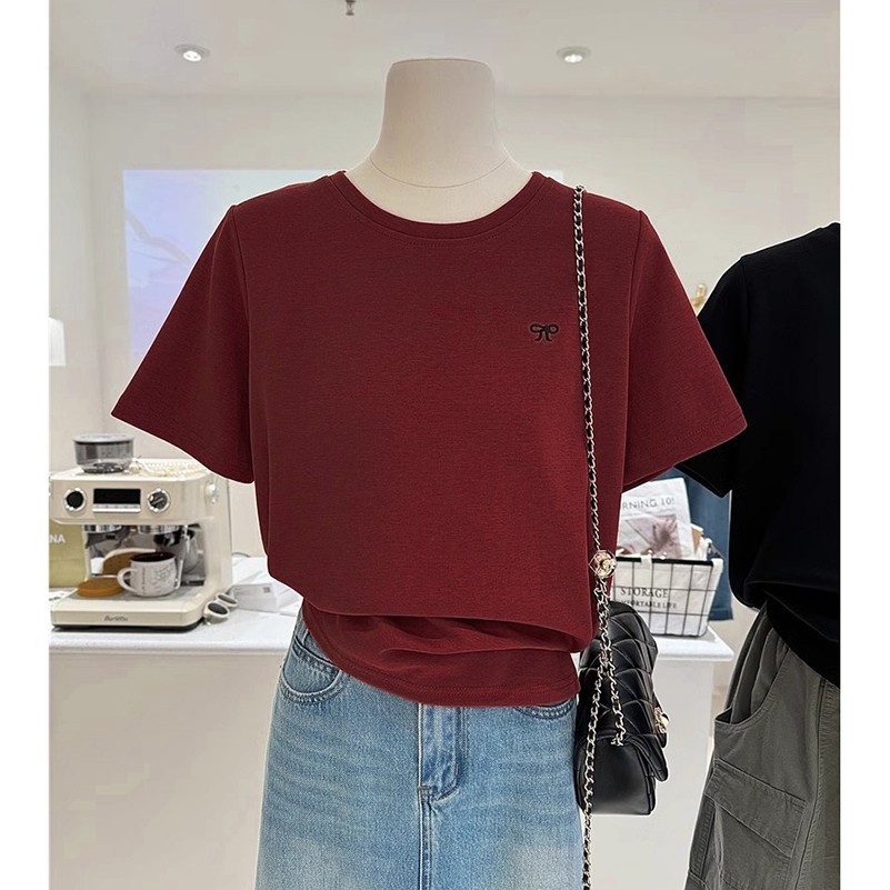 Quần jeans nữ ống rộng màu xanh nhạt , lưng cao , đính nơ & Áo  thun thêu nơ. FEEDBACK THẬT- HÀNG SẴN Suri Clothing | BigBuy360 - bigbuy360.vn