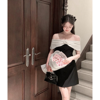 [HÀNG CÓ SẴN ] ĐẦM BẸT VAI ĐÍNH HOA TIỂU THƯ [KÈM ẢNH THẬT]