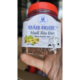 Muối Tiêu Đen - Đặc Sản Phú Quốc Hũ 120g