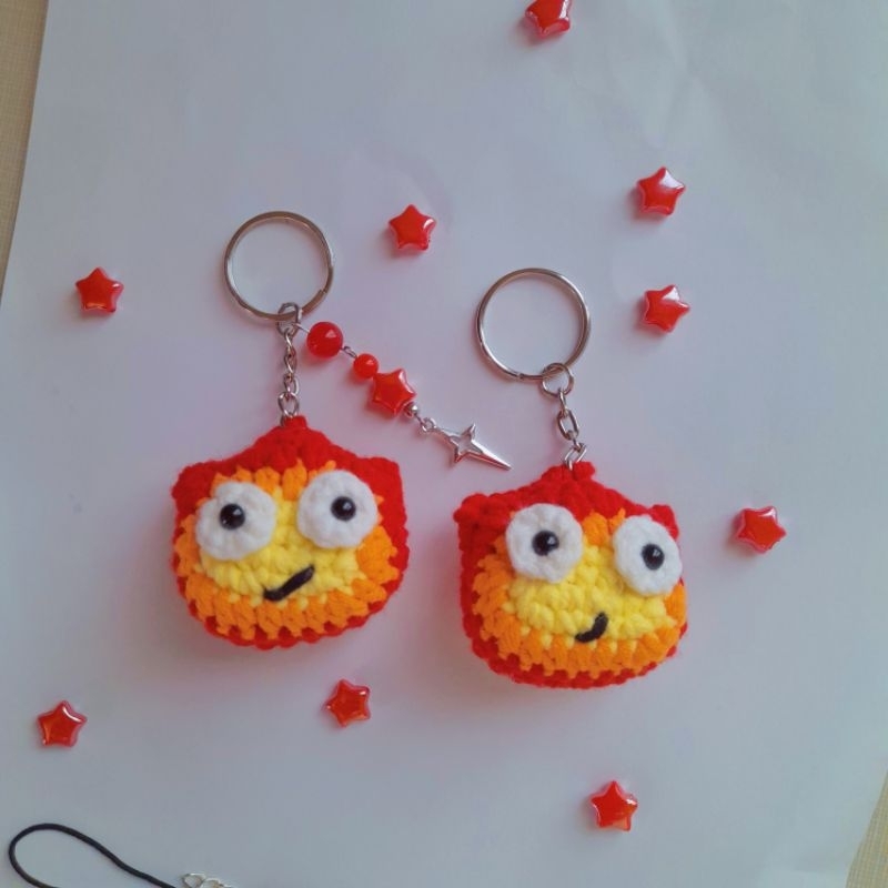 Móc khóa casifer bằng len handmade