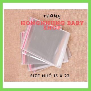50 cái túi kiếng/ túi opp dán miệng size nhỏ
