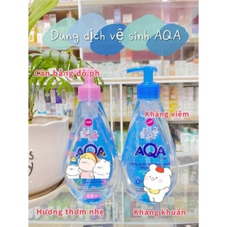 Dung dịch vệ sinh aqa cho bé từ 0 đến 8 tuổi chai 250 ml