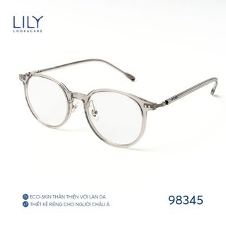 Gọng kính mắt nam nữ LILYEYEWEAR chất liệu nhựa cao cấp cứng cáp màu sắc và kiểu dáng thời trang 98345