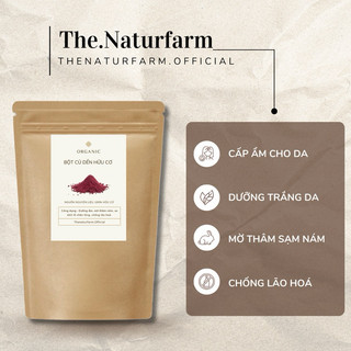 Bột củ dền đỏ nguyên chất Naturfarm [ 100GR ] Dưỡng ẩm, trắng hồng, phục hồi da