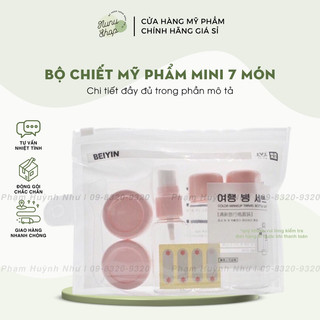 Bộ chiết mỹ phẩm mini 7 món