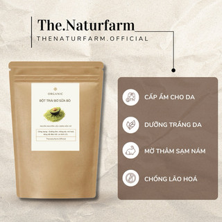 Bột trái bơ sữa bò nguyên chất Naturfarm [ 100GR ] Dưỡng ẩm, trắng hồng, phục hồi da