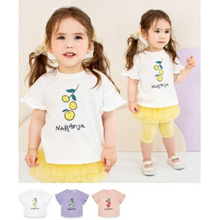 Áo thun cotton 100% cho bé gái xuất Hàn dư xịn Pimpollo