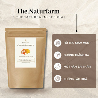 Bột nghệ vàng nguyên chất Naturfarm [ 100GR ] Giảm mụn, mờ sẹo, trắng da
