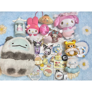 Móc khoá, gấu bông, đồ chơi Sanrio San-x Kuromi Melody Cinnamoroll Pompompurin Rilakkuma Sumikko