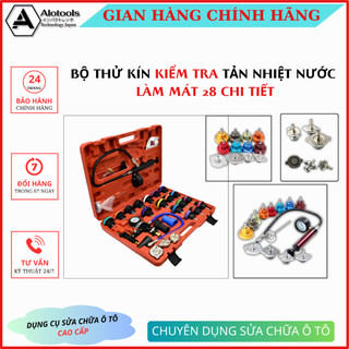 Bộ thử kín két nước, kiểm tra rò rỉ két nước làm mát 28 chi tiết Alotools