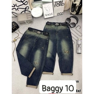 Quần jeans baggy bigsize nữ thảo minhon quần jeans baggy 9 tất co giãn 4 chiều 60-90kg
