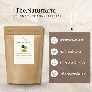 Bột khổ qua rừng nguyên chất Naturfarm [ 300GR ] Giảm mụn, sáng da, mờ thâm