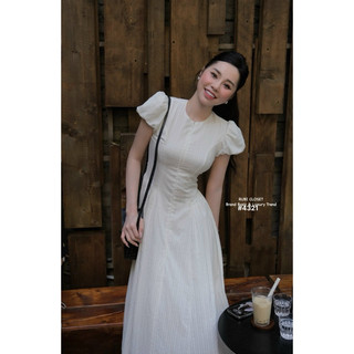 SP021881 ĐẦM XÔ TRẮNG MIDI DÂY KÉO