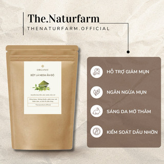 Bột lá neem ấn độ nguyên chất Naturfarm [ 100GR ] Giảm mụn, mờ thâm, sáng da