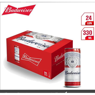 Bia Budweiser thùng 24 lon *330ml