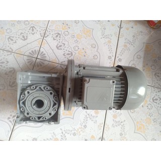 Mô tơ giảm tốc trục ngang 0.55kw 220/380v 3pha , động cơ giảm tốc trục ngang