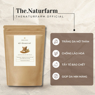 Bột yến mạch nguyên chất Naturfarm [ 100GR ] Dưỡng ẩm, trắng da, giảm mụn