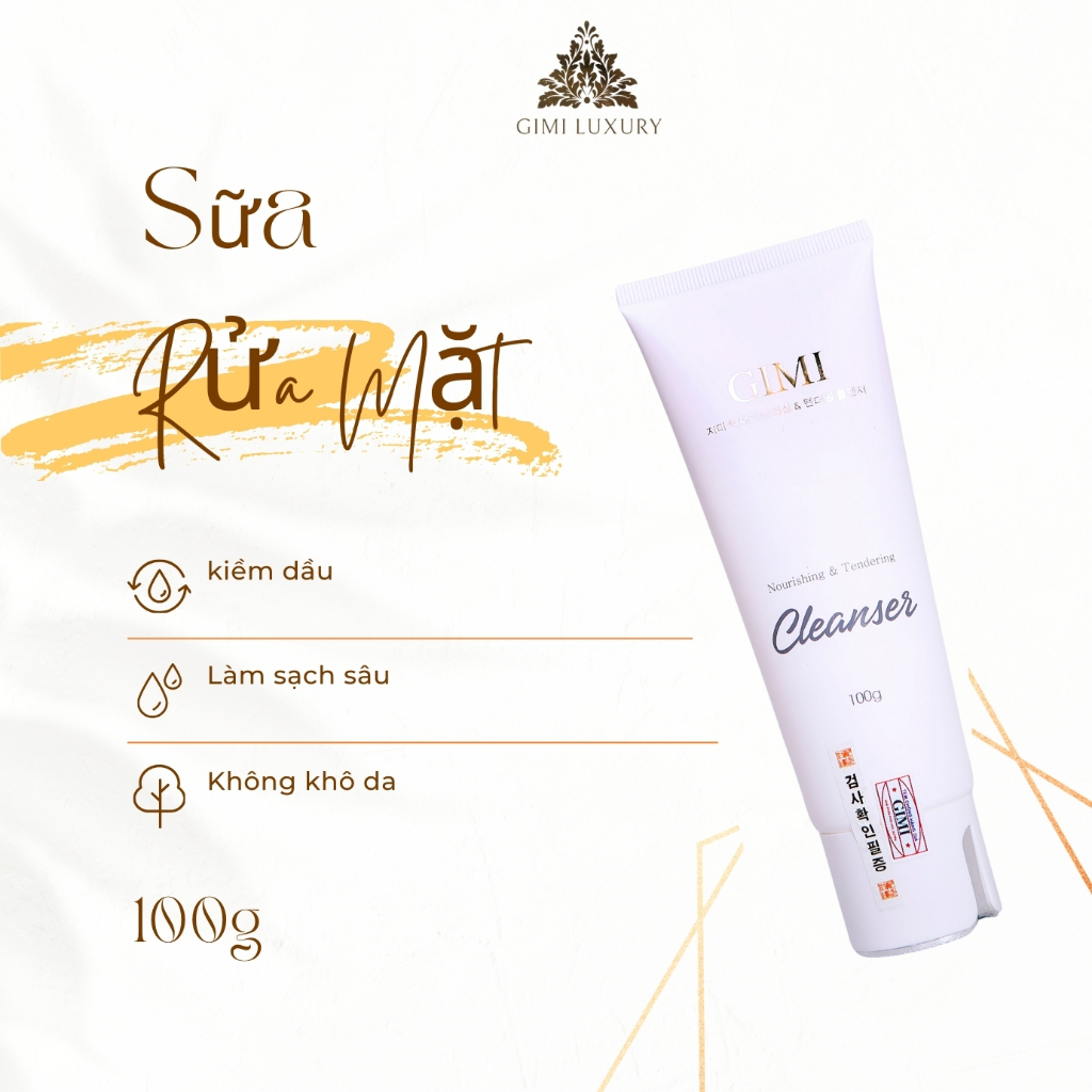 Bộ Mỹ Phẩm Kem Nám,Tàn Nhan GiMi Luxury Hàn Quốc Vỏ Nâu dành cho Nám dưỡng da trắng sáng