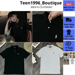 Áo Polo Nam Ralph Lauren Thêu Logo Cao Bồi Siêu Nét - Áo Polo Nam Nữ Rap Lau Rừn Thêu Logo Siêu Đẹp 2024