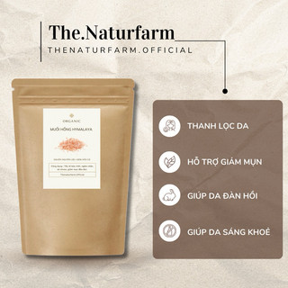 Muối hồng Hymalaya hạt nhuyễn Naturfarm [ 100GR ] Tẩy da chết, làm đẹp & ăn uống