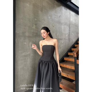 đầm cúp ngực xoè nhún