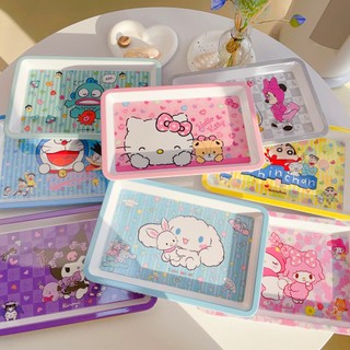 🌸khay mâm chữ nhật hello kitty doremon & sanrio