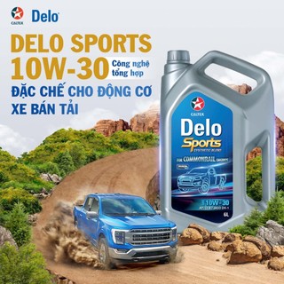 [ CHÍNH HÃNG ] Nhớt động cơ ô tô diesel Delo Sports Synthetic Blend SAE 10W30 [ 7L ]