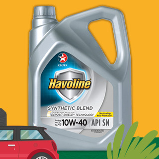 [ CHÍNH HÃNG ] Nhớt động cơ ô tô xăng Havoline Synthetic Blend 10w40 / 5w30 [ 4L ]