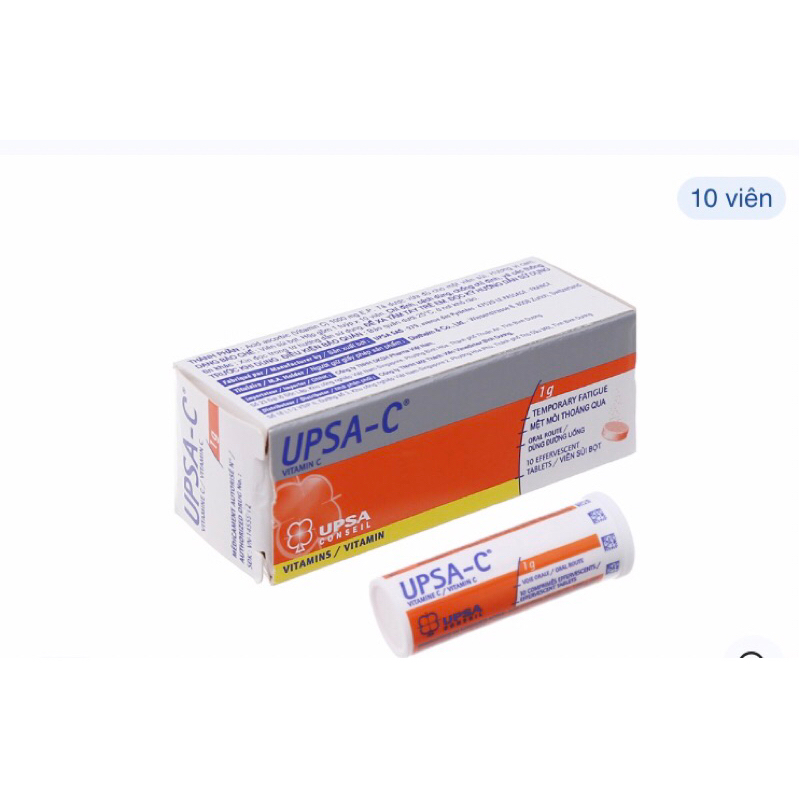 VIÊN SỦI UPSA C TUÝP 10 viên