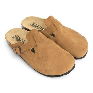 Sục đế trấu BIRKEN da bò thật bít mũi Unisex Bioline Birken