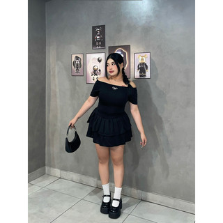  | Chang Tròn | Rose Dress - Đầm Bèo Trễ Vai Bigsize 